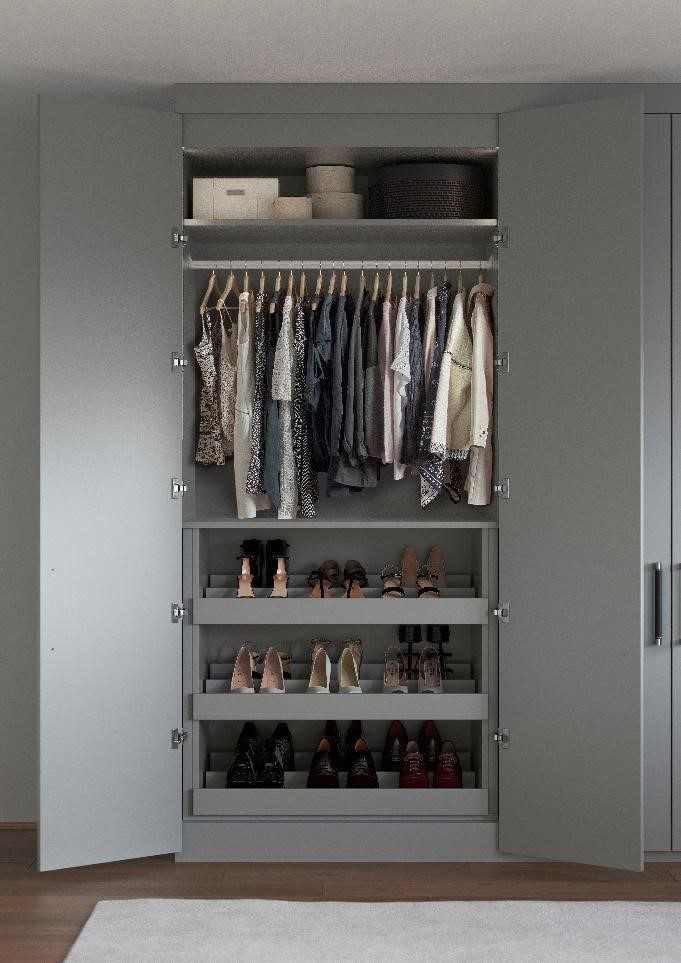 Fitted wardrobe deals shoe rack